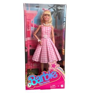 Barbie The Movie Collectible Doll, Margot Robbie As Barbie in Pink Gingham Dress